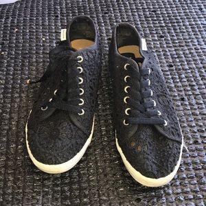 Black Lace Sneakers